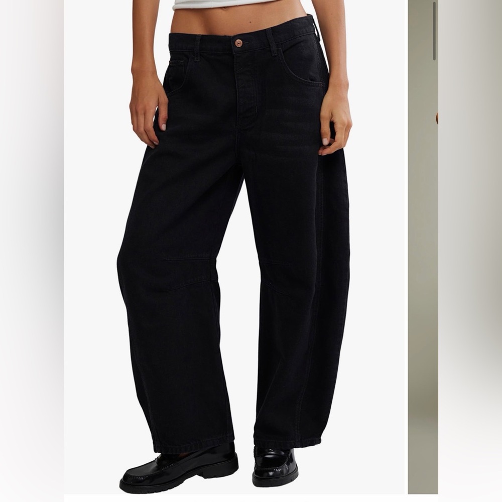 Free People Good-luck Barrel jeans size 24
